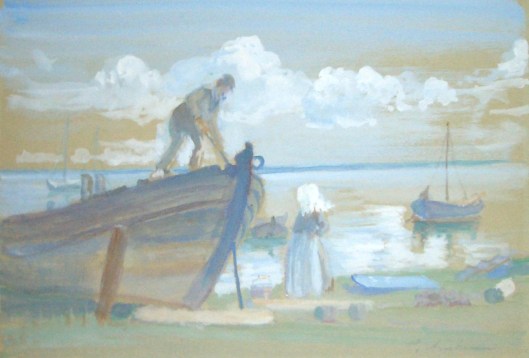 Clara Arnheim - Fischer mit Mädchen