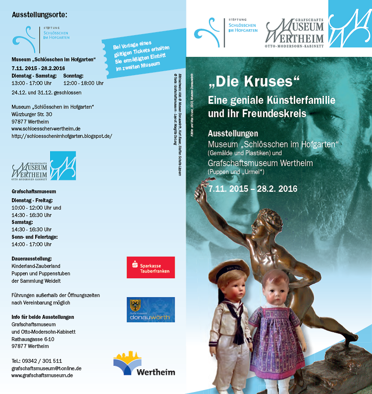 Oskar Kruse-Lietzenburg - Flyer Seite 1 Oskar Kruse-Lietzenburg - Flyer Seite 1