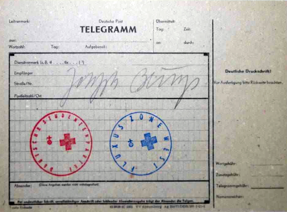 Joseph Beuys - Bitterfelder Telegramm
