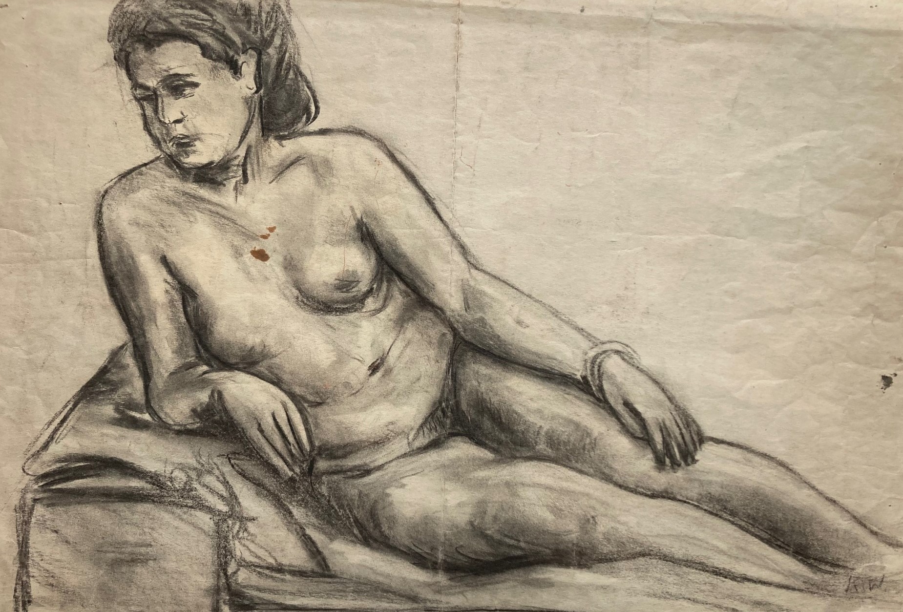 KW - liegender Frauenakt