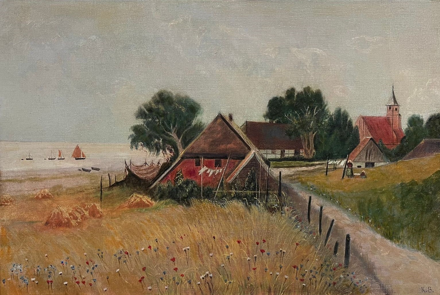 Katharina Bamberg - Blick auf Schaprode