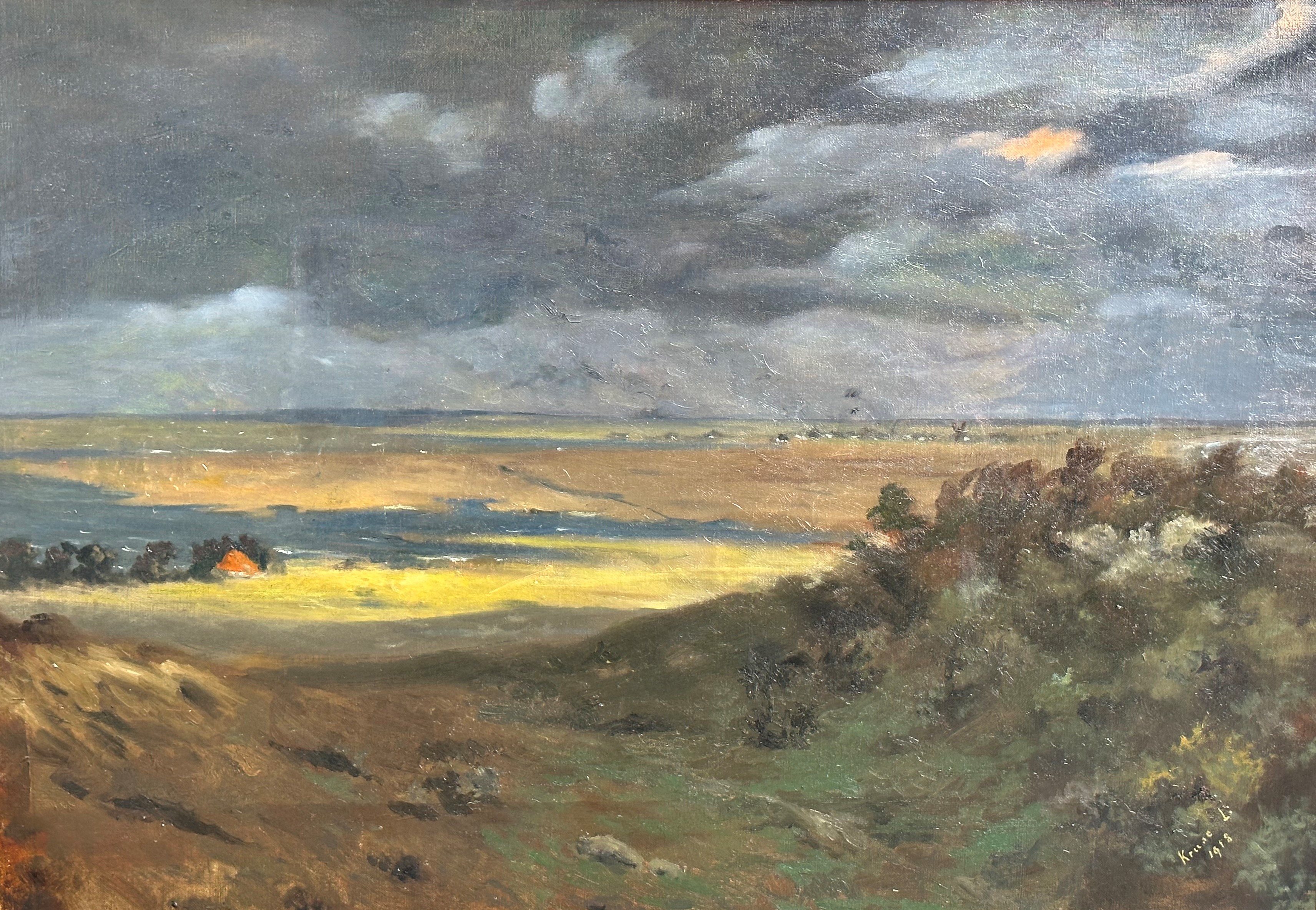 Oskar Kruse Lietzenburg - Inselblick auf Hiddensee
