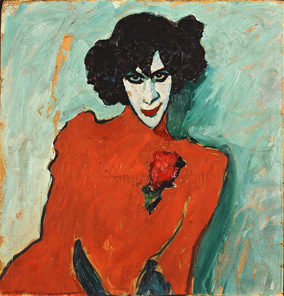 Alexej von Jawlensky, „Bildnis des Tänzers Alexander Sacharoff“, 1909, Städtische Galerie im Lenbachhaus und Kunstbau München.
